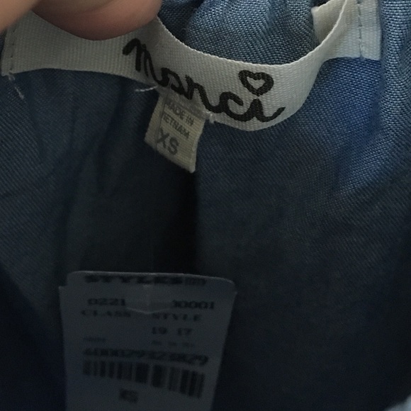 🎈GONE 1/24🎈Marci Chambray OffShoulder Ruffle Top - Picture 6 of 6